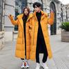 Winter Thick Men Women Down Jacket Fashion Hooded X-Long Warm Duck Down Coat High Quality Brand Clothing Plus Size