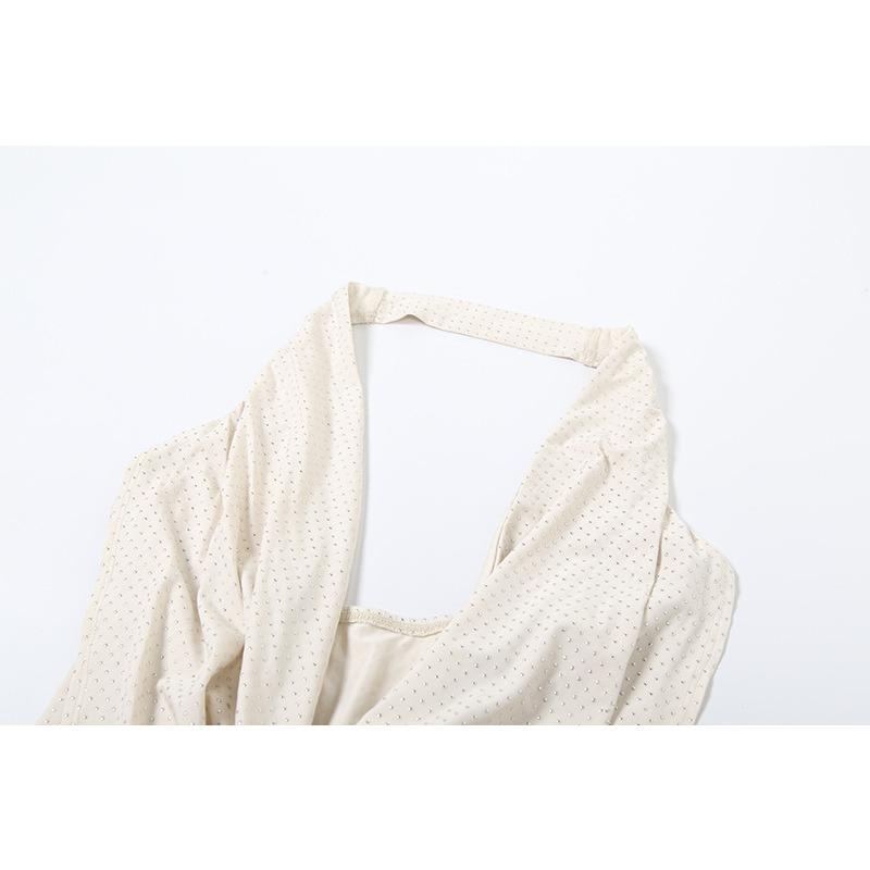 Женские летние сексуальные висячие платья с глубоким вырезом и открытой спиной, тонкие бедра