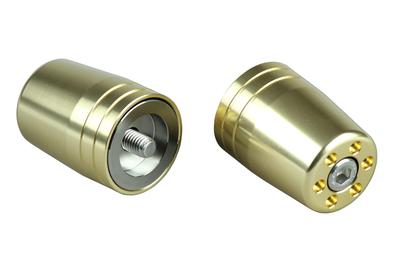 POSH 031579-12 Противовес руля, Сверхтяжелый противовес руля, Оригинальная ручка Kawasaki для M8, Шампанское золото