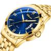 CHENXI Brand Gold Man Watch Fashion Business Waterproof Calendar Quartz Wristwatch Men's Clock Stainless Steel Watchband