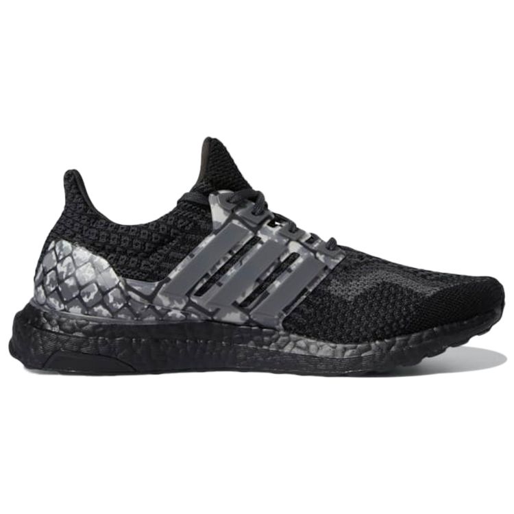 Adidas Мужские кроссовки UltraBoost 5.0 DNA Черный питон Основной черный Углеродный серый-три GX9332