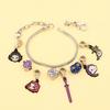 Korean Pop DIY Bracelet Anime Inspired Bracelet Adjustable Stretch Bracelet with Cute Charms Gift for Fans Men Women