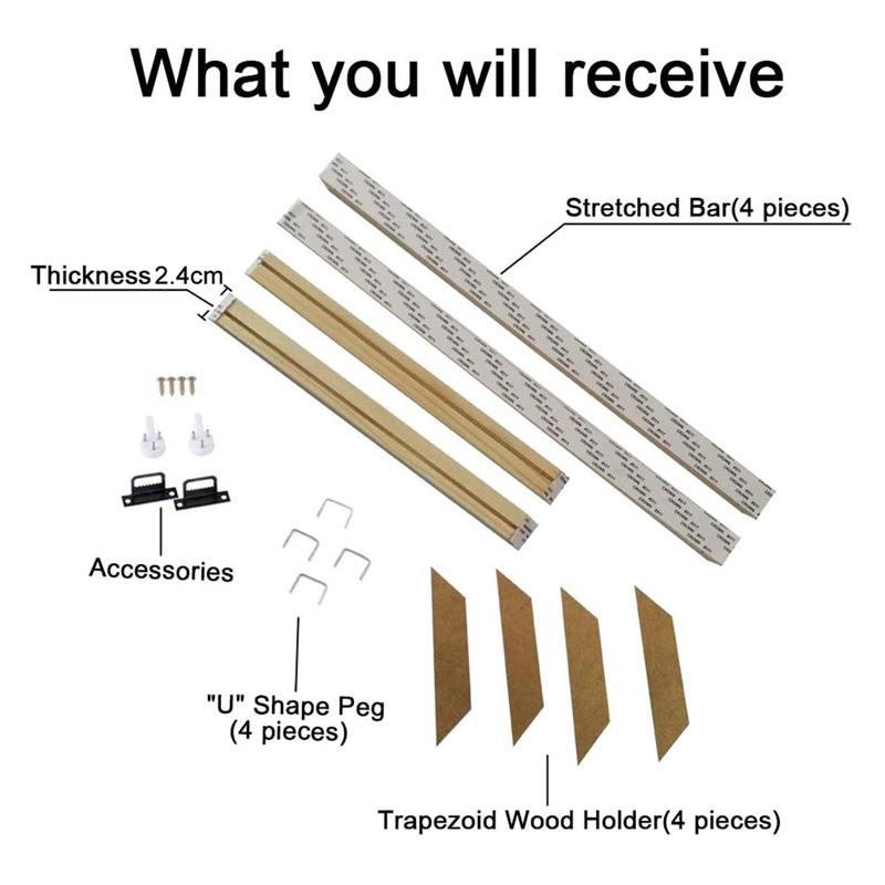 Рамка для масляной живописи, фоторамка, деревянная рамка ручной работы, комплект панелей, алмазное изображение, плакат, рекламная рамка, холст, живопись, клейкая подложка