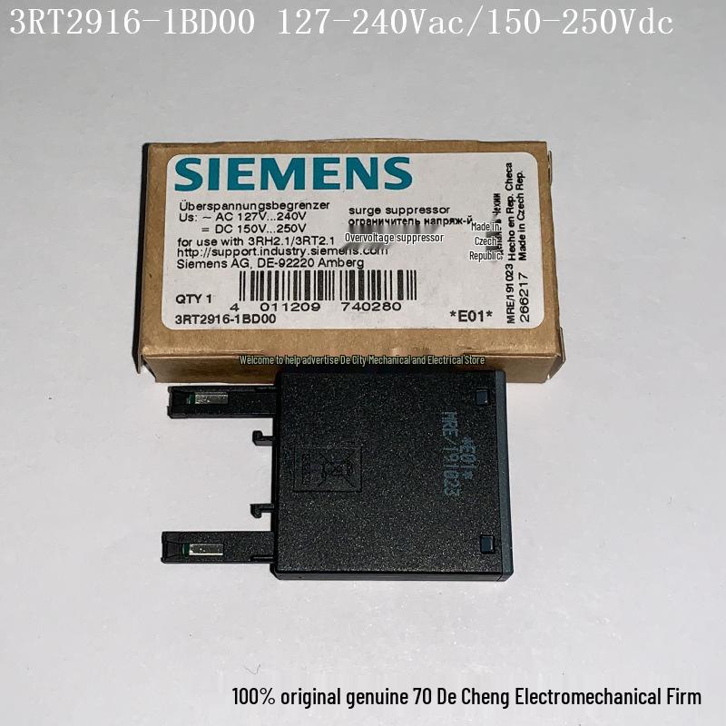 3RT2916-1BD00 Варистор Подавитель перенапряжения, 127-240В AC / 150-250В DC
