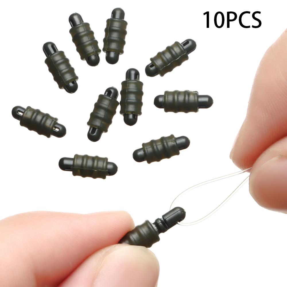 Carp Tackle Equipment Terminal Bead Fishing Rigs Connector Bead Fishing Feeder Line Holder Trough