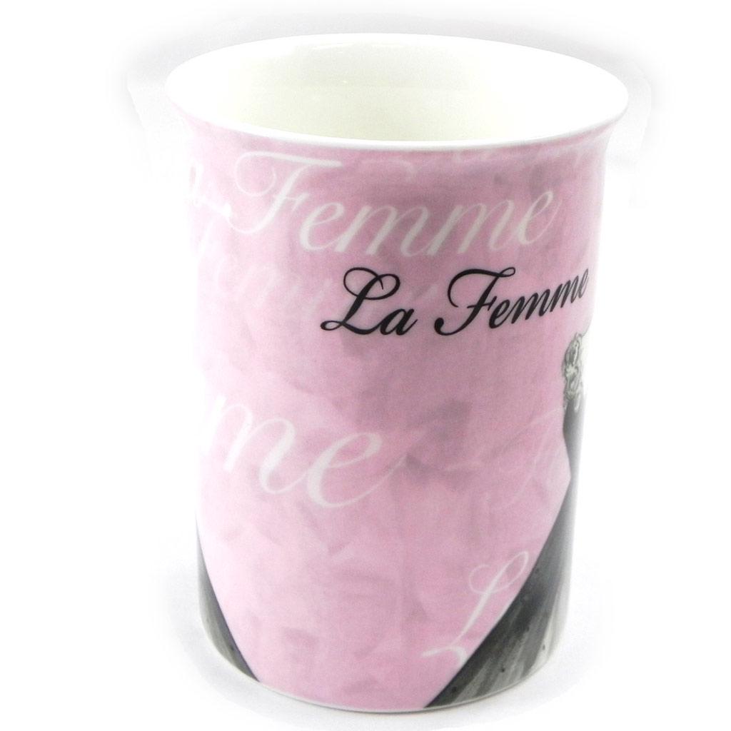 Les Trésors De Lily [I4957] - Cappucino Mug 'Belle Epoque' Pink - 110x95 Mm