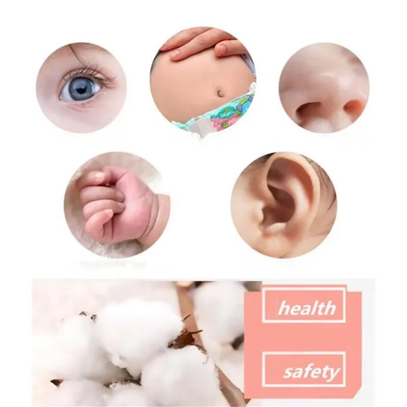 60 шт./коробки одноразовые двухсторонние ватные палочки для чистки ушей чистящие средства для ухода за здоровьем чистящие средства для макияжа красота макияж