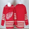 Detroit Red Wings Ice Hockey Jersey Embroidered Team Uniform Cotton Sports Apparel Men Adult