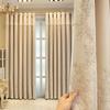Curtains Double Lace Full Blackout Curtains Nordic Princess Style Living Room Bedroom Balcony Curtain Rod Bay Window