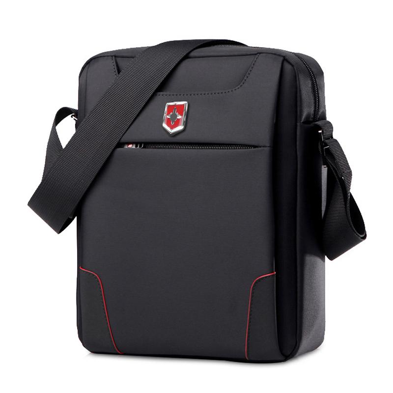 Брендовая водонепроницаемая мужская сумка на одно плечо Oxford Black Messenger Bags Мужская сумка Деловой портфель Повседневные сумки Женские