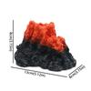 Natural Style Volcano Oxygen Pump Decor Simulated Fish Tank Air Pump Volcano  Home Desktop Crafts