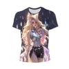 Модная мужская одежда Футболки с 3D-принтом Футболки с рисунком для мужчин/женщин Футболки с коротким рукавом Трендовая индивидуальность Уличная одежда