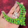 Green Copper Turquoise Necklace, 925 Sterling Silver Gemstone Jewelry, Handmade Necklace Amazing Jewelry, Gift For Her