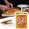 Wooden Sliding Pizza Peel Shovel Removable Wooden Handle Pizza Spatula with High-temperature Resistant Tarps Baking Tools