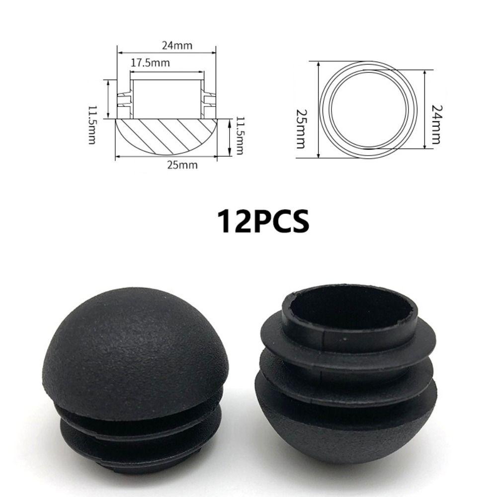 12 шт. круглых заглушек для ножек мебели, вставные накладки для ножек столов и стульев, заглушки для трубок, пластиковые защитные накладки для пола дома