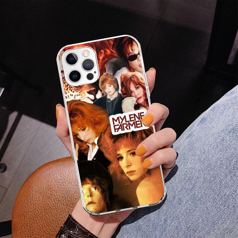 Mylene Farmer Phone Case For iPhone 13 12 Mini 11 Pro Max XS XR X SE 7 8 Plus 5S 5 6S 6 Gift Print Cover Fundas