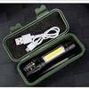 Multi-function USB Rechargeable COB LED Outdoor Light Flashlight Flashlight