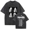 Freya Skye Stars Align Tour  Vintage Washed T Shirt Men Women Fans Gift Tops Clothing Tshirt Aesthetic Short Sleeve Tshirts