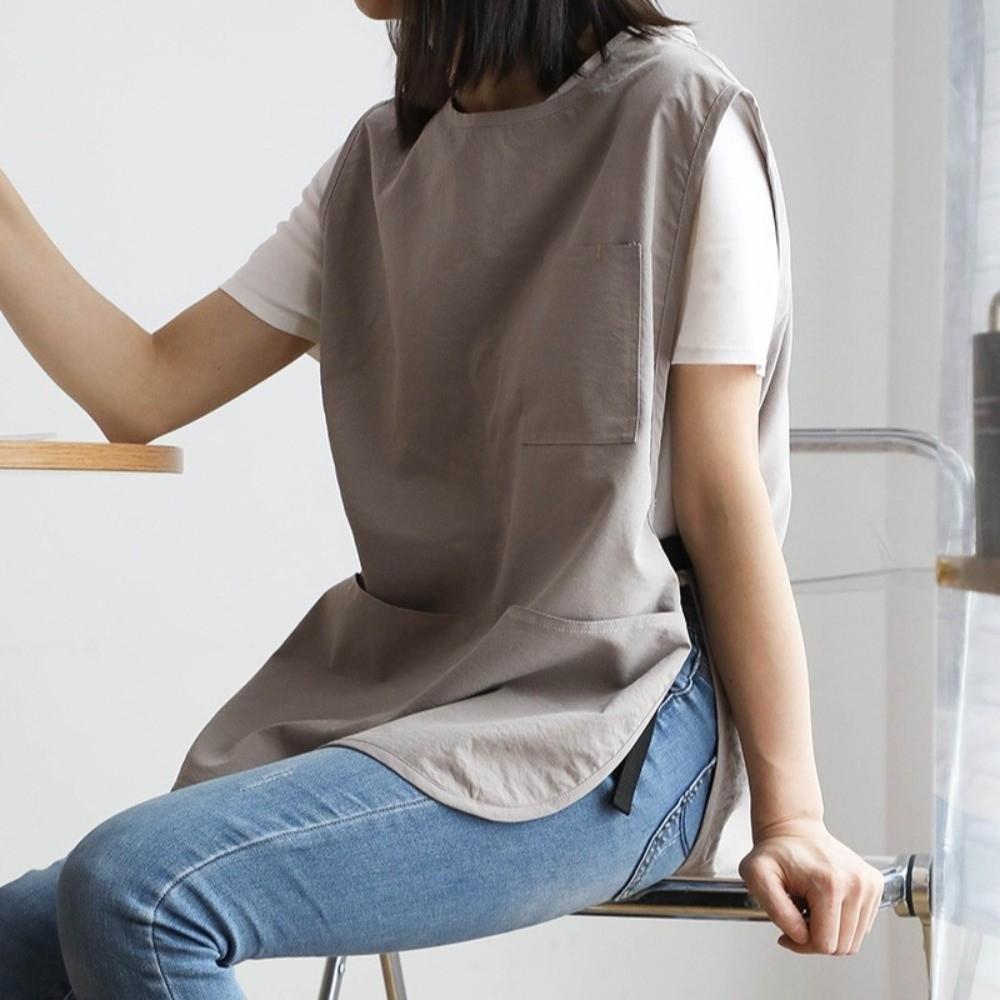 Adjustable Household Kitchen Apron Japanese Salon Barber Cape Waterproof Work Clothes  Dining