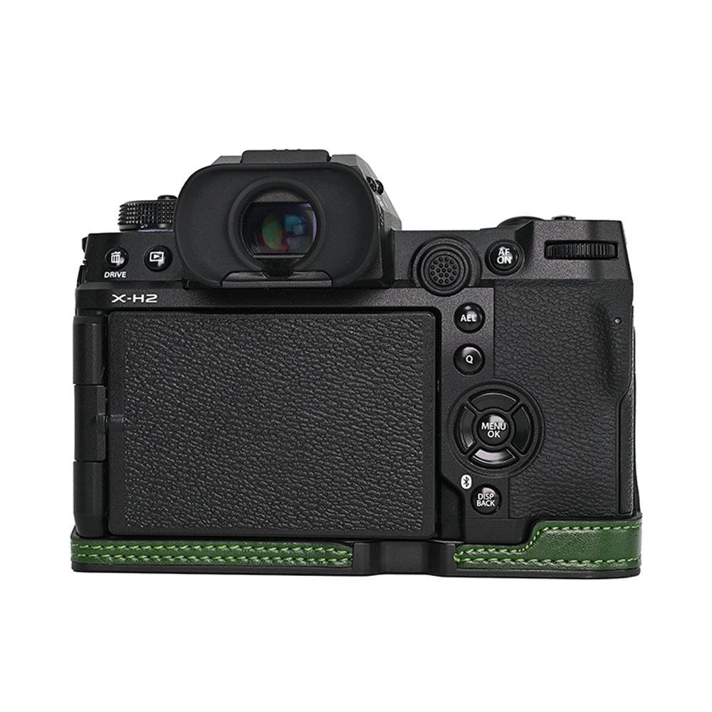 Получехол из искусственной кожи для камеры Fujifilm XH2 XH2S Fuji X-H2 X-H2S, защитная крышка с нижним открытием
