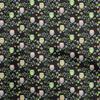 Georgette Viscose Black Fabric Owl Sewing Material Print Fabric By The Yard 42 Inch