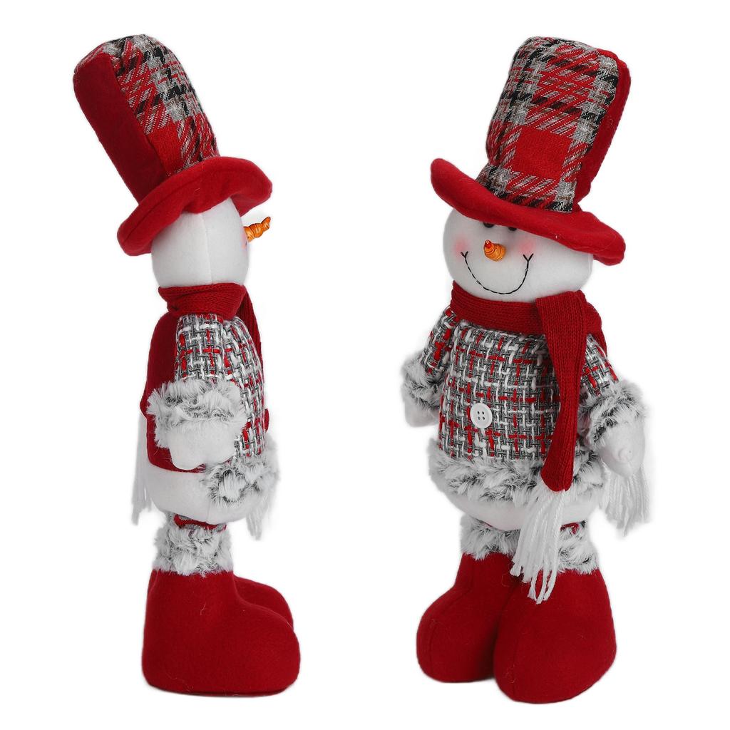 Retractable Christmas Innovative Doll Toy Home Decoration for Christmas BirthdaySnowman