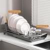 Поддон для сушки большой вместимости, компактная сушилка для посуды, прочный держатель для хранения кухонной утвари для кухни