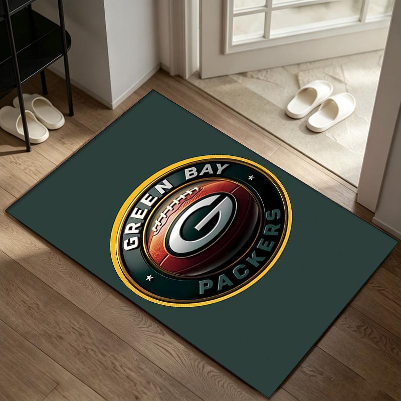 Green Bay Packers A rug suitable for office chair areas living rooms and computer desks perfect for home offices and an ideal holiday gift