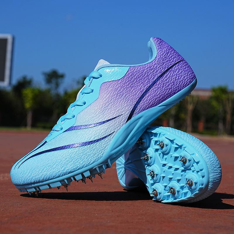 Мужская обувь для легкой атлетики, женские кроссовки с шипами, для бега, тренировок, легкие, для гонок, спортивные кроссовки с шипами, размер плюс 35-45