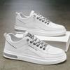 Men's Shoes New Spring and Summer Breathable Hollow Mesh Board Shoes Casual Lightweight Trendy Shoes Versatile Trend Student White Shoes