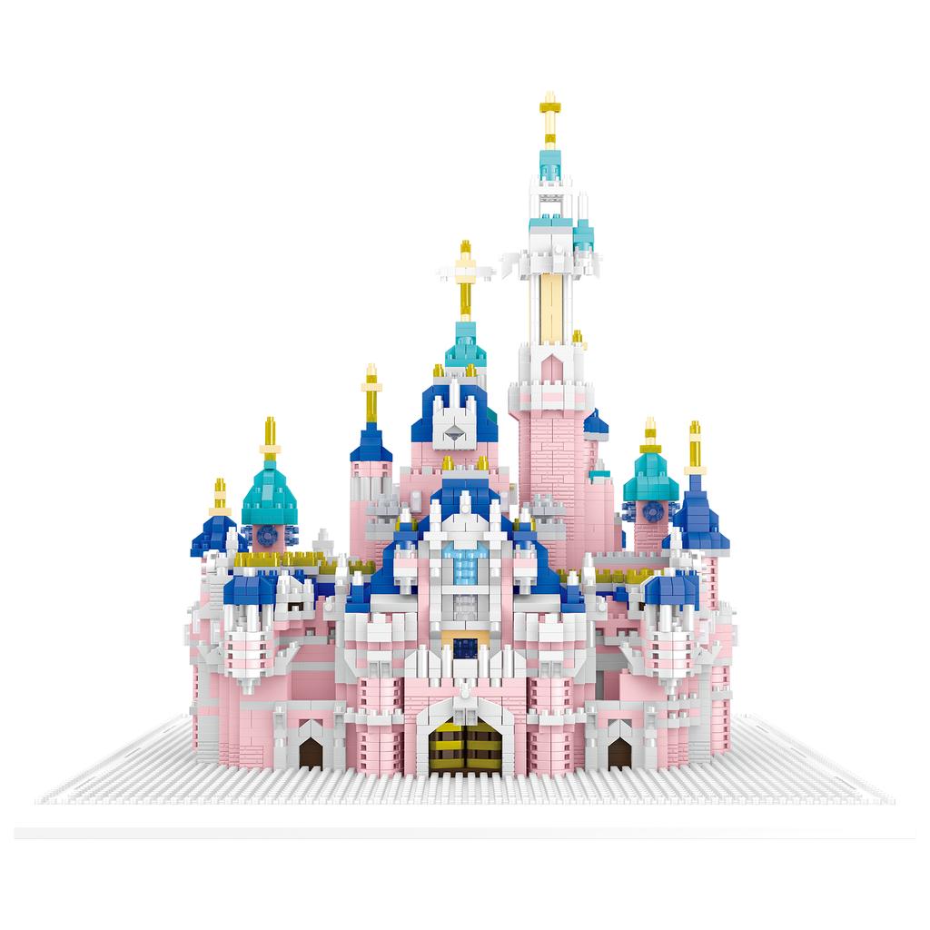 3600 + шт. фэнтезийный замок, строительные кирпичи, розовая серия, замок, церковные блоки, игрушки высокой сложности для взрослых, подарок на день рождения для детей и девочек