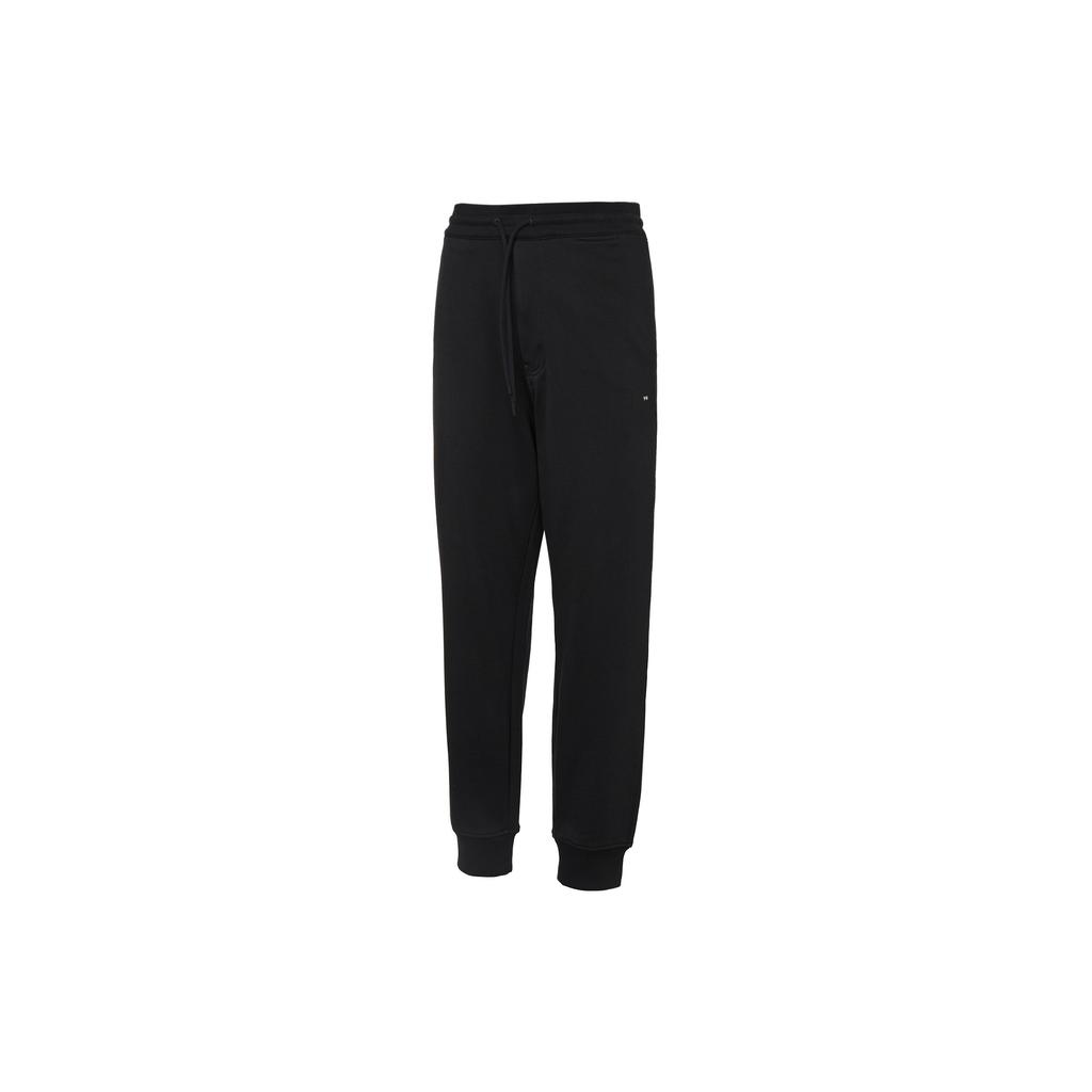 Брюки мужские уличная одежда из органического хлопка adidas Y-3 Terry с манжетами черного цвета H44799