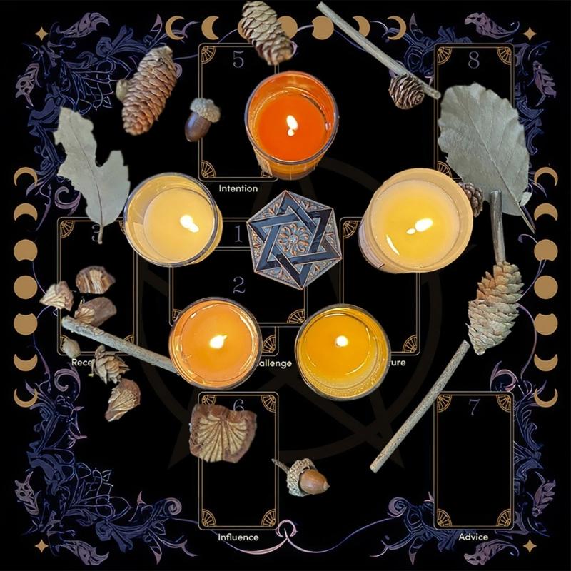 Reading Card Astrologys Tablecloth Tarots Divinations Tablecloth Altars Cloth Divinations Board Game Accessories