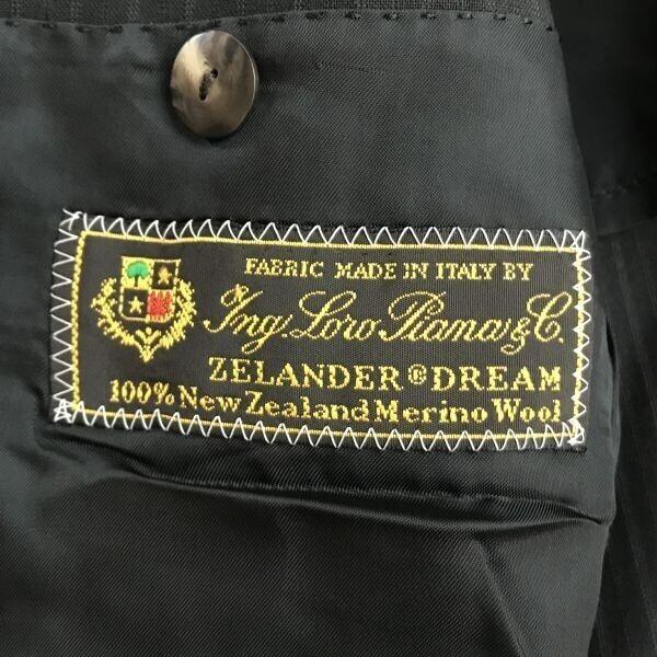 Made In Japan LORO PIANA/TETSU S.p.a Spring/Summer Tailored Jacket 48 M-L Men Charcoal Gray Half Lining(USED)