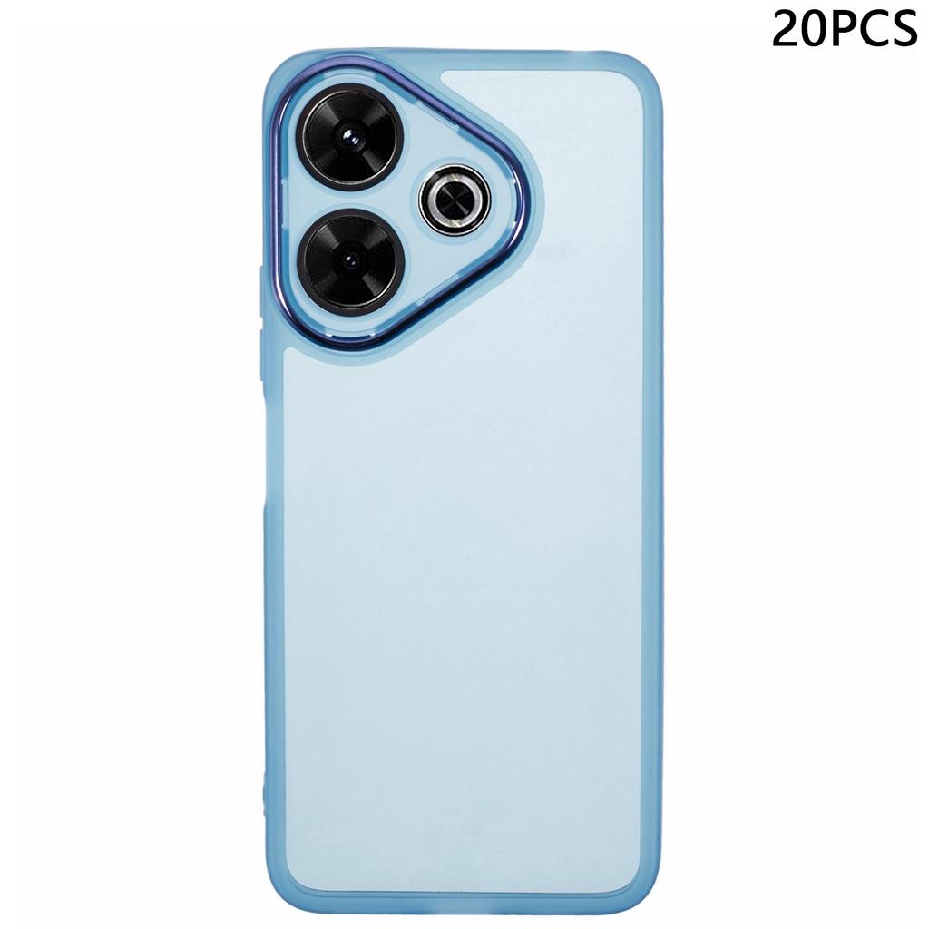 Bulk Purchasing 20Pcs For Xiaomi Redmi 13 4G Case Electroplated Camera Frame TPU Phone Cover Precise Cutouts