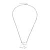 Necklace Women Creative Beautiful Women And Beasts Necklace Alloy Electroplating Pendant Spot