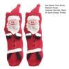 3D Knitted Santa Socks Non-slip Christmas Floor Socks Warm Slipper Socks Funny Santa Socks with Hands Legs Gift for Women