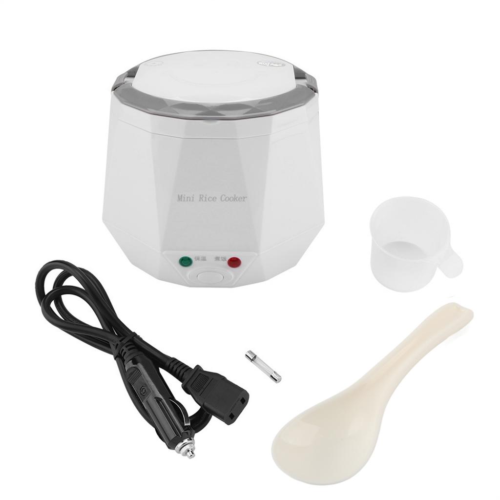 24 В 140 Вт 1,3 л электрическая портативная многофункциональная рисоварка пароварка для грузовика(зеленый)