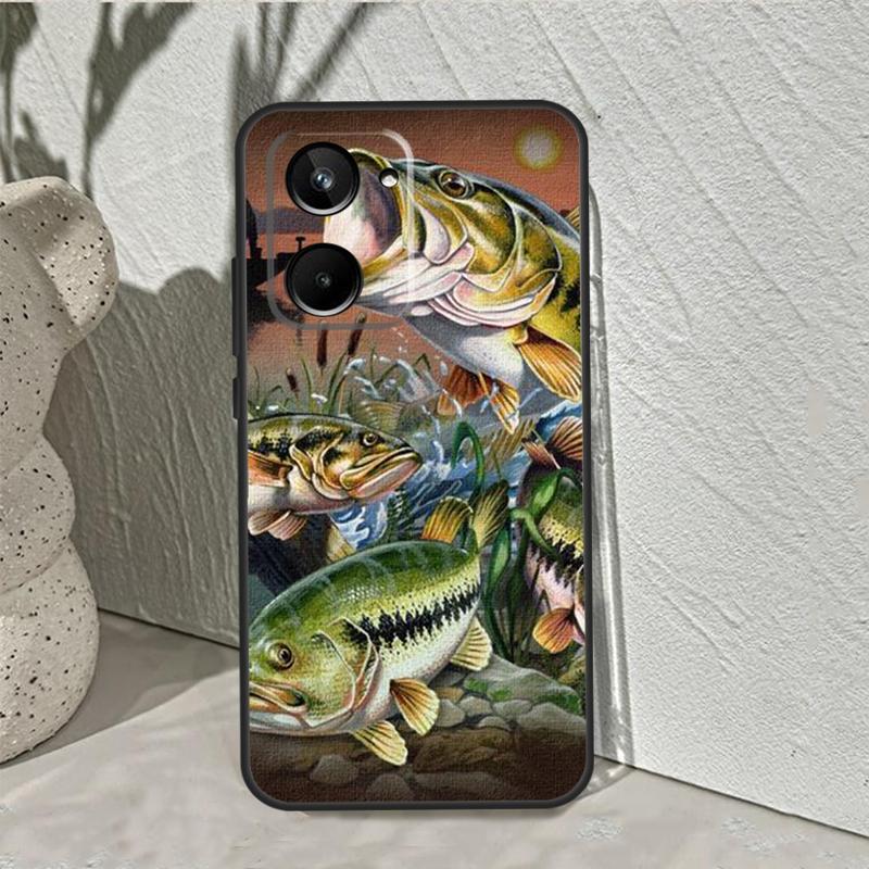 Fishing Lake Sunset For Realme 10 11 12 13 14 Pro Plus C55 C71 C75 C67 C63 C51 C61 C53 C35 C65 GT6 GT7 Pro Case