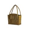 Bottega Veneta Bv Arco Intreccio Woven Rectangular Leather Shoulder Bag Medium Women handbags Caramel 598244VMAP19830