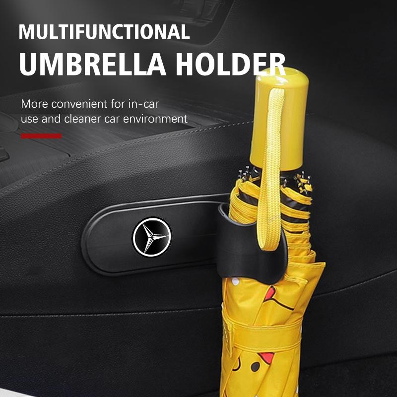 Car Umbrella Holder Bracket Fastener Clip Hook Accessories For Mercedes Benz W211 W124 W176 W177 C180 C200 C260 C300 GLC CLE CLA BG1