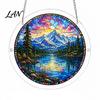 Decorative Hanging Puzzle Piece Acrylic Suncatcher, Colorful Window Ornament, 7.87 Inch Sun Sunlight Pattern Wall Decor Catcher Decoration, Ideal for