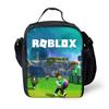 Модная сумка для ланча Roblox для студентов и офисных работников, плечевая сумка из ткани Оксфорд