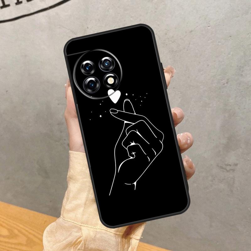 Love On The Finger Kpop Case For OnePlus Nord 5 CE 2 3 4 Lite N20 N30 OnePlus 15 13 12 11 13T 10T 12R 13R 15R Cover