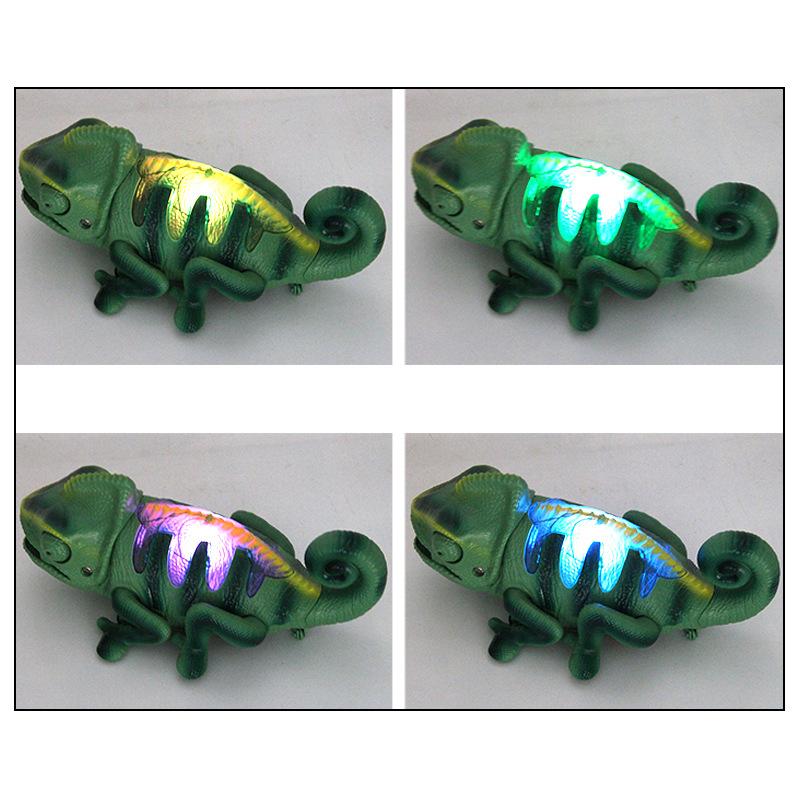 Electric Infrared Remote Control Light Crawling Chameleon, Children'S New Strange Bug Catcher Tricky Chameleon Toy