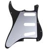 Musiclily Pro ST60's 1964 Винтажный SSS Пикгард для американских электрогитар Strat, 3-слойный черный