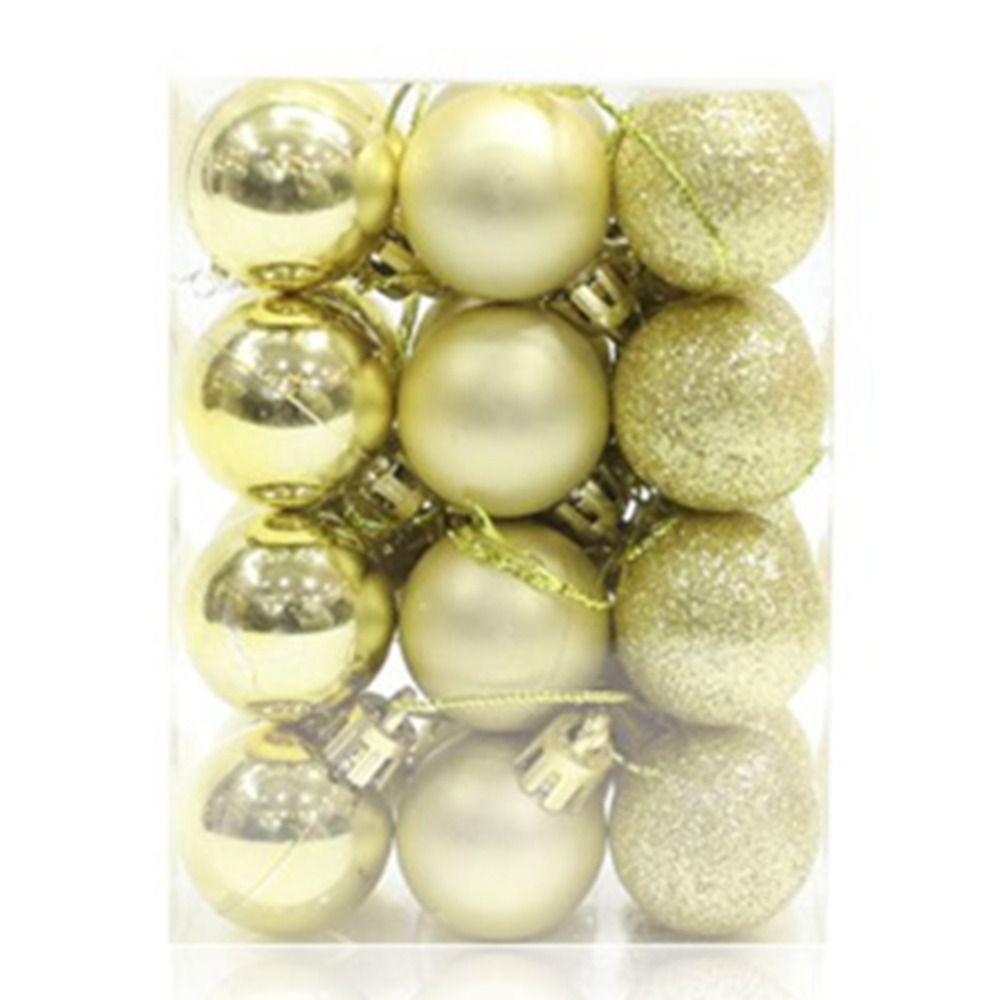 24 шт./компл. небьющиеся рождественские висячие шары блестящие елочные шары для Хэллоуина