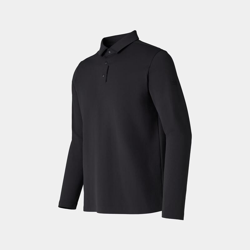Мужская рубашка-поло KOLON SPORT с текстурой брашированного хлопка в стиле business casual