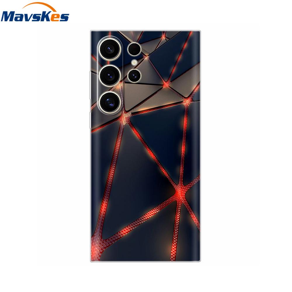 Для Samsung S25 Ultra Чехол Прозрачный ТПУ Мягкий Модный Силиконовый Чехол для Телефона Для Samsung Galaxy S25 Plus Задняя Крышка S 25 Fundas Para