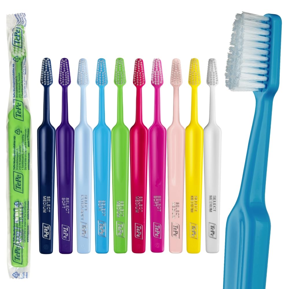 TePe Select Medium Toothbrushes (10 brushes)